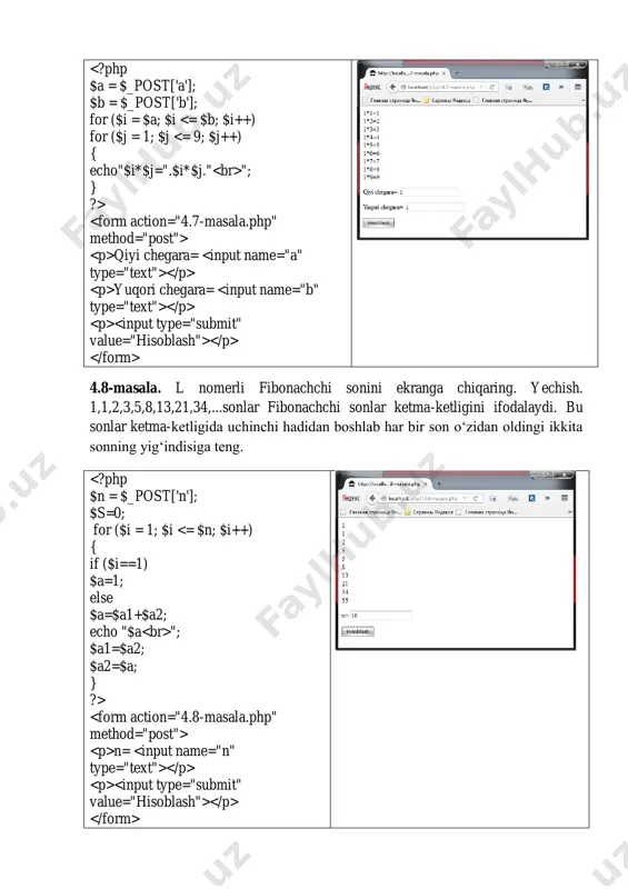 php da for takrorlash operatori tadqiqi - Page 4
