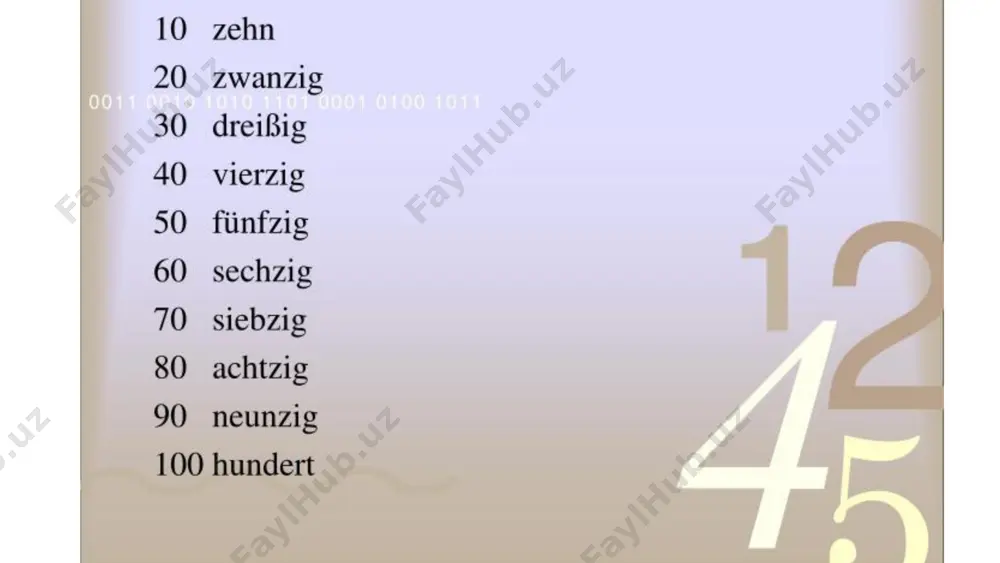 zahlen (die zahlen) - Page 3