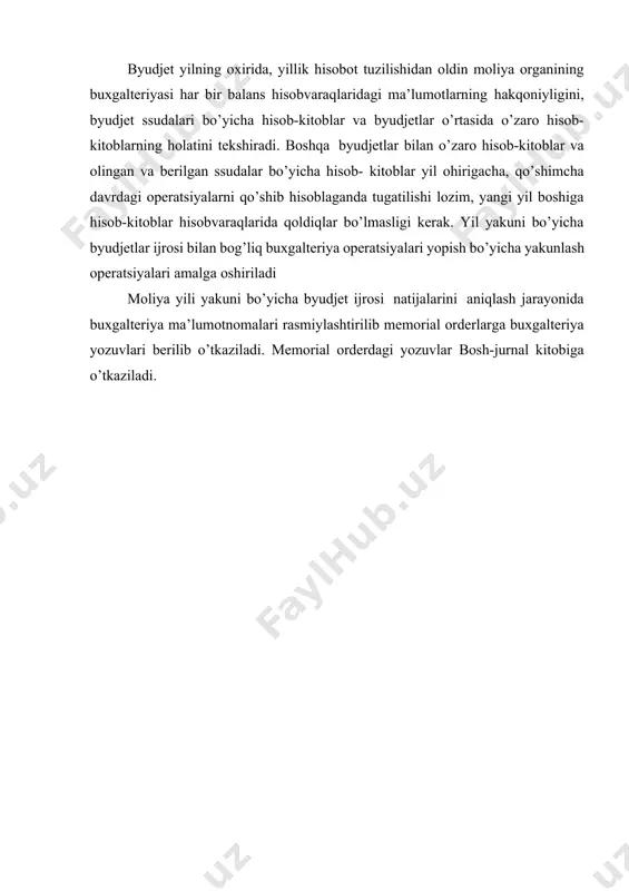 rligi 095 davlatning tashqi qarzi bo’yicha mablag’lar tushumi va ishlatilishi natijasi 096 davlat maqsadli jamg’armalari va boshqa byudjetdan tashqari jamg’armalar byudjeti ijrosining natijalari 097 bojxona organlari depozit schyotiga mablag’lar tushumi va sarflanishi ijrosi natijalari 098 byudjetdan tashqari pensiya jamg’armasi mablag’lari tushumi va sarflanishi ijrosi natijalari 099 byudjetdan mablag’ oluvchilarning byudjetdan tashqari va boshqa mablag’lar tushumi va sarflanishi ijrosi natijalari ''byudjet ijrosining natijalari" nomli 090-sonli hisobvaraq byudjetlarning ijro etish natijalarini aniqlash uchun mo’ljallangan. natijalar yilning ohirida 090-sonli hisobvaraqning kreditiga "byudjet daromadlari" nomli 040-sonli hisobvaraqdagi qoldiqlarni va "respublika byudjetidan olingan va berilgan mablag’lar" nomli 071-sonli, "mahalliy byudjetlardan olingan va berilgan mablag’lar" nomli 072-sonli hisobvaraqning kredit aylanmalarini, 090-sonli hisobvaraqning debetida esa - "byudjet xarajatlari" nomli 020-sonli hisobvaraqning qoldig’ini va 071-sonli va 072-sonli hisobvaraqlar bo’yicha debet aylanmalarni hisobdan chiqarish yo’li bilan aniqlanadi. 090-sonli hisobvaraq bo’yicha olingan kredit qoldig’i byudjetning ijro etilishi natijasi bo’ladi. g’aznachilik bo’linmalari, moliya organlaridan olingan hujjatlar asosida ushbu mablag’larni 090-sonli hisobvaraqdan …
