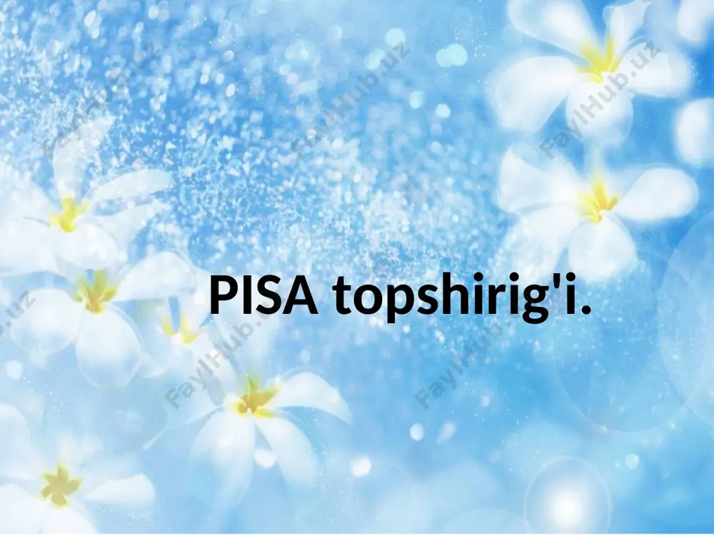 pisa topshirig'i - Page 2