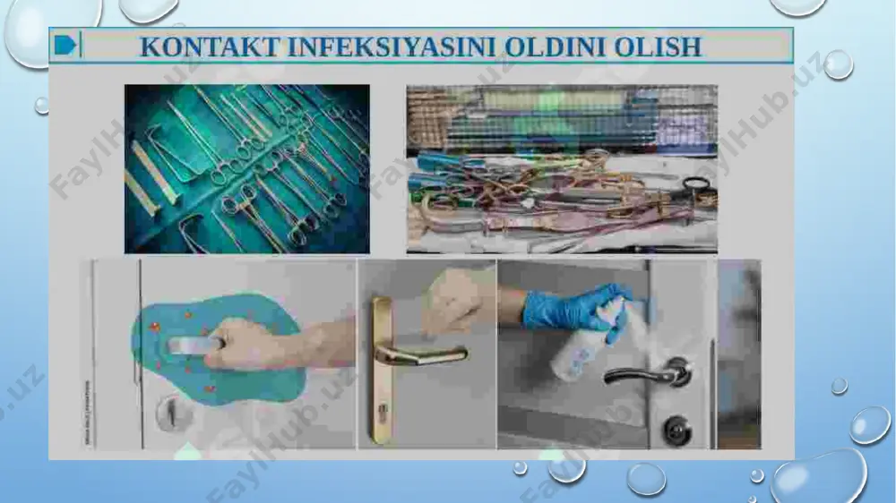 avlarda) sterilizatsiya qilish hamda ularni jarrohlik va bog‘lash xonalarida saqlash uchun mo‘ljallangan metall quti hisoblanadi. sterilizatsiya qutilari uch turga bo‘linadi: 1. dumaloq sterilizatsiya qutilari (dsq) - bu yaxlit tubi va qopqog‘i bo‘lgan metall silindr bo‘lib, uning aylanasi bo‘ylab (taxminan o‘rtasida yoki biroz pastroqda) bug‘ kirishini ta’minlovchi teshiklar guruhlari joylashgan. bu teshiklar maxsus qulf bilan mahkamlanadigan harakatlanuvchi metall kamar yordamida yopiladi. bu turdagi bikslarda sterilizatsiya qilingan buyumlarning sterilligi 3-5 kun davomida saqlanadi. hozirgi paytda bunday bikslar sterillikni saqlash qobiliyati past bo‘lgani sababli deyarli butunlay ishlatilmay qo‘yilgan. 2. filtrli yumaloq sterilizatsiya qutilari (kskf, kf) - oldingi turdan yaxlit silindr (teshiklarsiz) va qopqog‘i hamda tubida bug‘ kirishi uchun teshiklar mavjudligi bilan farq qiladi. ularga to‘qimachilik materiallaridan (filtrodiagonal, noto‘qima salfetka, oqartiruvchi bo‘z, mitkal, madapolam va boshqalar) tayyorlangan filtrlar o‘rnatilgan bo‘lib, ular ichki tomondan bittadan joylashtiriladi. filtrlar teshikli metall plastinalar (qisqichlar) bilan ushlab turiladi va vintlar yoki stopor qulflari yordamida mahkamlanadi. filtrlar 60 ta sterilizatsiya …