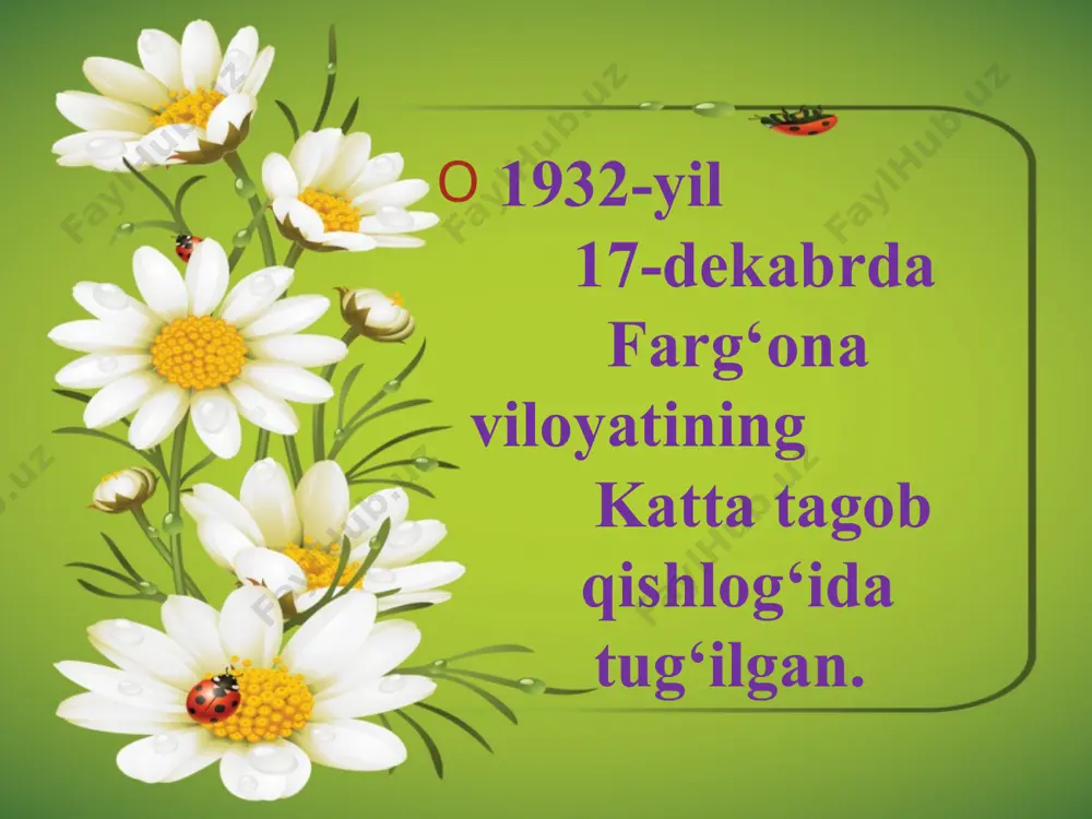rimov. ushbu film moskvadagi xalqaro xv “skazka” kinofestivalida “ertakdagi yumor uchun” yo‘nalishida g‘olib bo‘ldi va “billur kalitcha” sovrini topshirildi. hoshimjon rolni ijro etgan yosh aktyor bunyod rahmatullaev “eng yaxshi aktyor” nominatsiyasida g‘olib deb topildi. bilimingizni sinang! hoshimjon qalpoqchani qayerdan topadi? hoshimjon qalpoqchaning sehrini qanday sinaydi? qalpoqchaning sehri bilan dastlab kimni fosh etadi? maktab direktori otajon azizovich va maktab o’qituvchilari aybni kimga qo’yishadi? uyidan chiqib ketgan hoshimjon dastlab qayerga boradi? mirzacho’ldagi fermerchilik tashkil etilgan maktab direktori kim? hoshimjon birinchi bo’lib do’stlashgan hayitvoy kim edi? “sariq devni minib” asari g’oyasi? e’tiboringizdan xursandmiz! image3.jpeg image4.png audio1.wav image5.jpeg image6.jpeg image7.jpeg image8.jpeg image9.jpeg image10.jpeg image11.jpeg image12.jpeg image13.jpeg image14.jpeg image15.png image16.jpeg image17.jpeg image18.jpeg image19.jpeg image20.jpeg image21.jpeg image22.jpeg image23.jpeg image24.jpeg image25.jpeg image26.png image27.jpeg image28.png image29.jpeg image30.jpeg image31.jpeg image32.jpeg image33.jpeg image34.jpeg image35.jpeg image36.jpeg image37.jpeg image38.jpeg image39.gif /docprops/thumbnail.jpeg