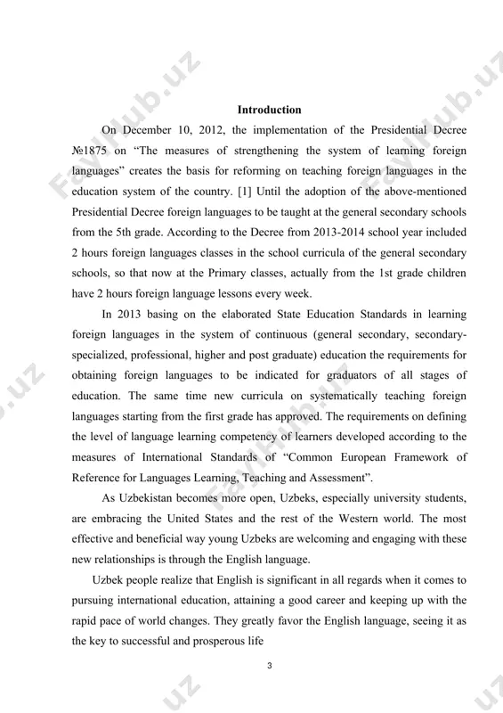 eachers should remember is that the teaching of children and the teaching of adults, both in technique and attitude, are entirely different propositions. the subject matter of the course paper is how to teach the ability of speaking in english to beginners. the object of the research work is teaching english speaking. the main aim of this work is to study different methods of teaching english speaking at the beginning stage. the structure of the course paper consists of introduction, three chapters, conclusion and reference. 1. theoretical basis and methods of teaching communicative competence. speaking is one of the fundamental skills that is essential to master in learning a foreign language. not only does it bear a highly communicative value, but also it is generally regarded as the parameter of one’s proficiency in a foreign language. owing to such as a prestigious status, student’s being able to produce language becomes …