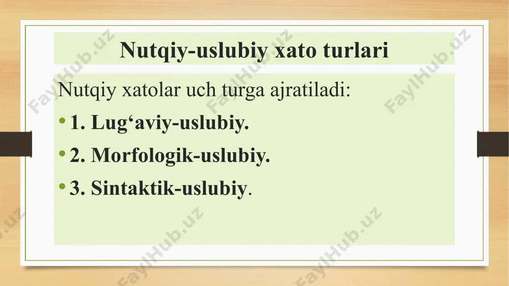 uslubiy xatolar va ularni bartaraf etish yo`llari. oav tili tahlili. - Page 5