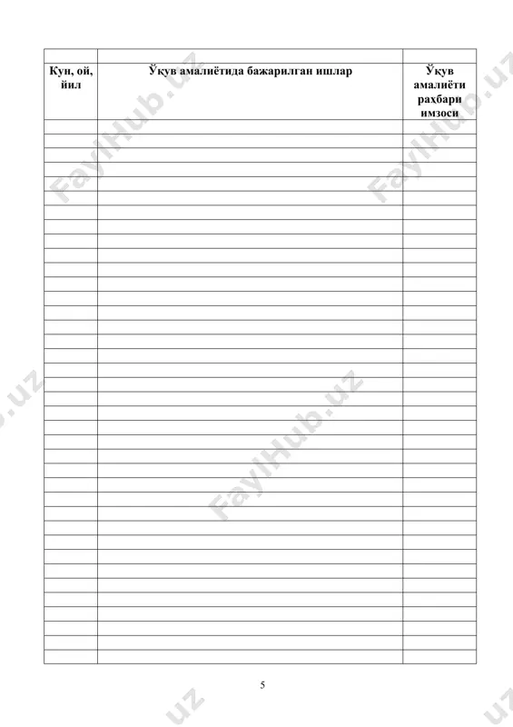 geodeziya va geoinformatika amaliyoti kunligi dasturi - Page 5