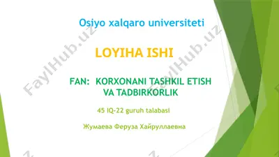 baliq ovlash mahsulotlari — PPTX