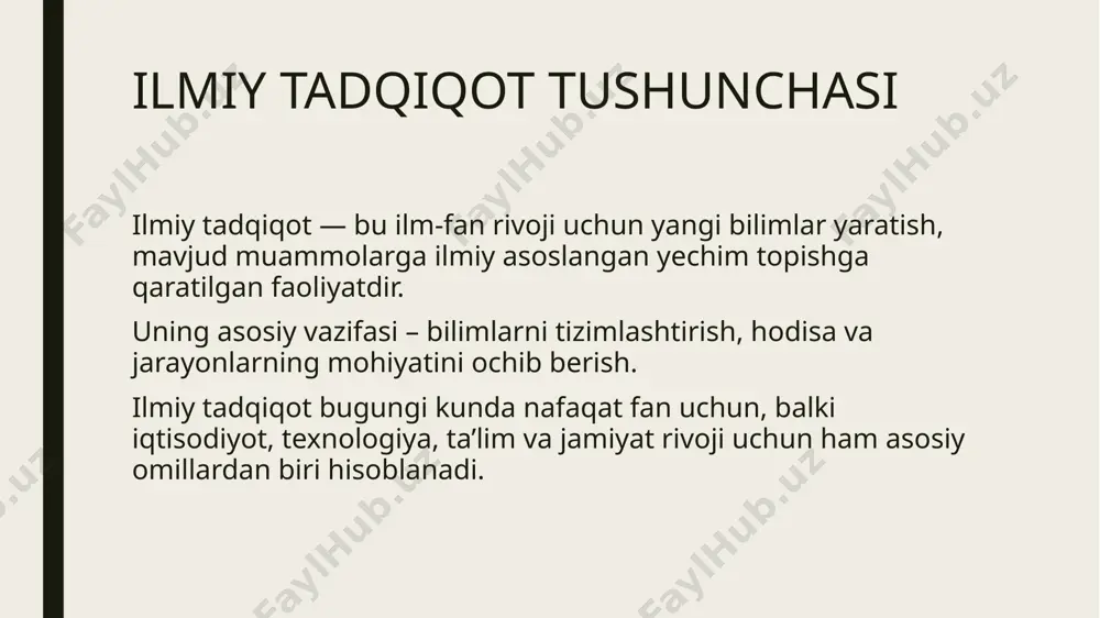 ilmiy tadqiqot namoyon boʻlishining asosiy jihatlari - Page 4