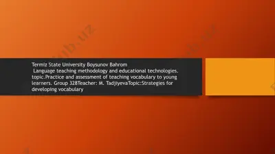 language teaching methodology and educational technologies — PPTX