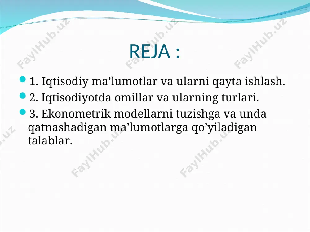 regression tahlilning nazariy asoslari - Page 2