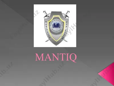 formal isbotlash — PPTX
