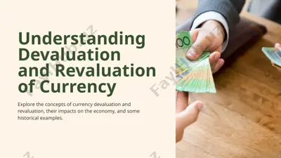 understanding devaluation and revaluation of currency — PPTX
