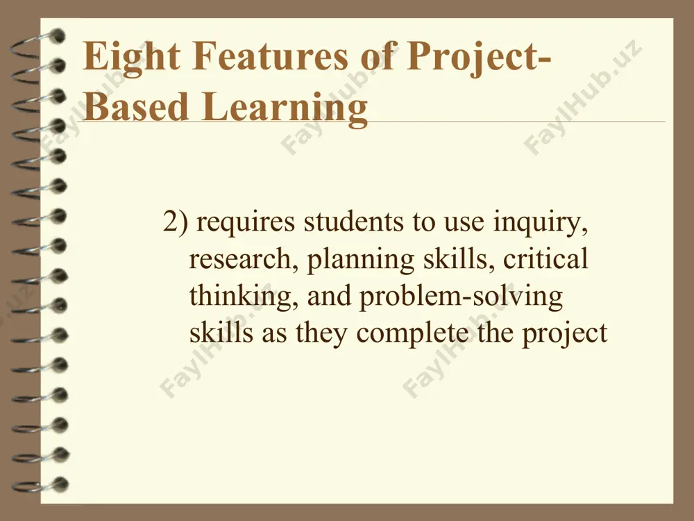 eight features of project-based learning - Page 3
