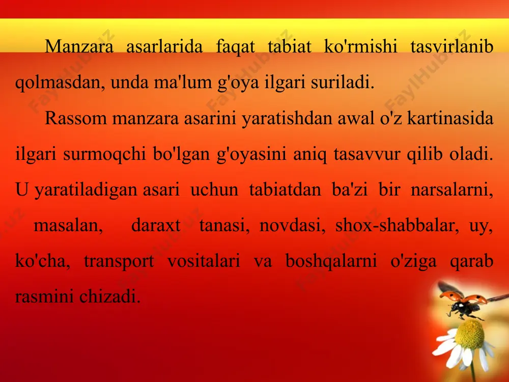 19-20-mavzu tasviriy san'atda manzara janri 6-sinf - Page 5