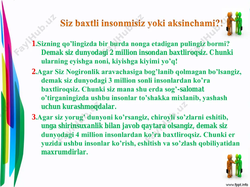 "men baxtli inson bo'la olaman,chunki" - Page 4
