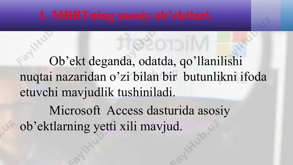 na сервис-схема данных buyrug’i bilan ochiladi yoki vositalar ponelida joylashgan ko’rinishdagi tugmachani bosish bilan faollashadi. mbning jadvallari o’rtasida relyatsion bog’lanishlarni hosil qilishning ma’nosi ma’lumotlar muhofazasini ta’minlashdan va o’zaro bog’langan jadvallarning biriga o’zgartirish kiritish orqali boshqa barchasida birvarakayiga o’zgartirishlar kiritishga erishishdan iboratdir. image2.jpg image3.png image4.png image1.jpg