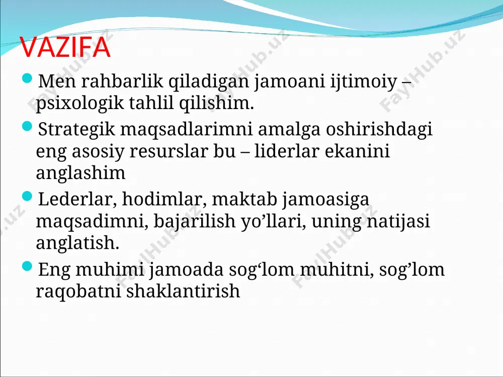 maktabda sog‘lom muhitni shakllantirishda menejerning liderlar bilan ishlash samaradorligini oshirish - Page 5
