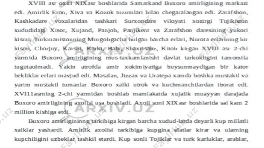 xviii xix asrlarda oʻrta osiyoning tarixiy geografik oʻrni - Page 4