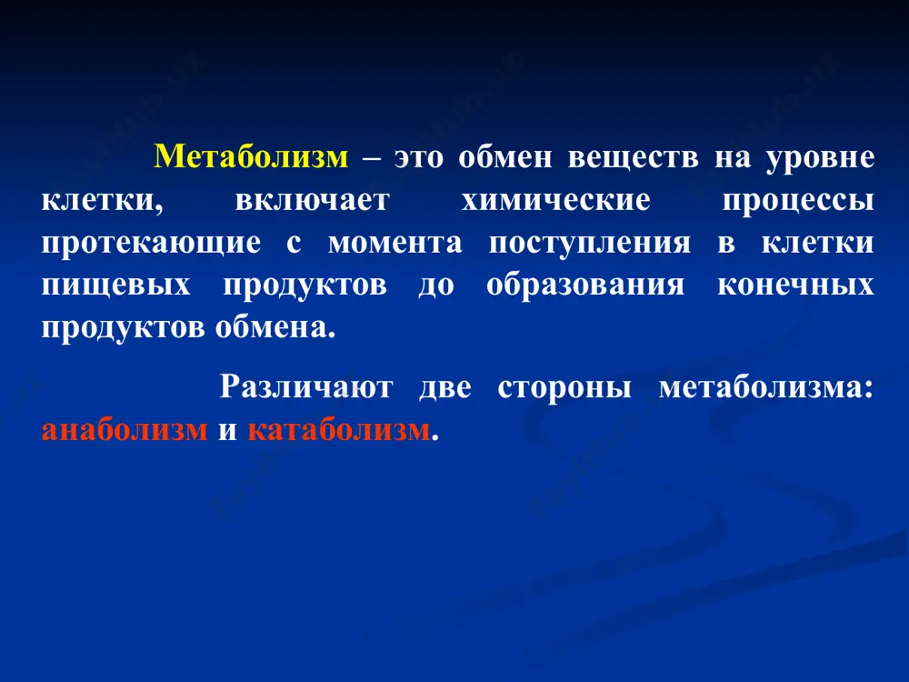 ве молекулы воды теряются 11 атф (3 атф на надн, и 2 атф на фадн2) при окислительном фосфолиривание 1 атф образуется непосредственно в цикле 1 ацетил coa генерирует приблизительно 12 молекул атф 31 цикл кребса (цикл трикарбоновых кислот) 1) тиаминпирофосфат-е1 оксиэтилтиамин-пирофосфат-е1 2) оксиэтилтиамин-пирофосфат-е1 липоамид-е2 ацетиллипоамид-е2 дигидролипоамид-е2 ацетил-коа ацетиллипоамид-е2 3) 4) 5) углеводы 400 гр. белки 100 гр. липиды 70гр. 267 гр. 100 гр. 370 гр. ацетил-коа цикл кребса цикл трикарбоновых кислот цитратный цикл функции цикла кребса катаболическая энергетическая анаболическая водород донорная цитратсинтаза – регулируемый фермент, ингибируется атф и надн. различают 2 вида изоцитратдегидрогеназы, коферментом являются над (в митохондриях) или надф (митохондриях и цитоплазме). над-изоцитратдегидрогеназа является аллостери-ческим ферментом, активируется адфом. бывает мономерной и димерной формах. димерная форма более активна чем мономерная. альфа-кетоглутаратдегидрогеназный комплекс является мультиферментной системой. мол.масса 2,1*106 сдг–аллостерический фермент, связан с мембраной митохондрий, активируется фосфатом, сукцинатом, фумаратом, при действии оксалоацетата ингибируется. в своей молекуле содержит железо, которое меняет свою валентность …