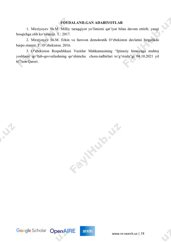 tahlim islohoti bilan shug‘ullanmoqda. aynan oliy tahlim muassasalarida to‘lov-kontrakt asosida tahsil olayotgan talaba yoshlar uchun taʼlim krediti ajratishning yangi tizimi yo‘lga qo‘yilib, bugungi kunga qadar 11 mingga yaqin yoshlarga 100 mlrd so‘mga yaqin imtiyozli taʼlim kreditlari ajratilgan. yoshlarning ilmiy-innovatsion faoliyati, xorijiy tillarni o‘rganishini rag‘batlantirish maqsadida “ibrat tillar oromgohi”, “bo‘lajak olim”, “o‘zbekiston uchun 100 g‘oya” loyihalariga 63,5 mlrd so‘m mablag‘ yo‘naltirilib, tanlovlarda 52 ming nafar iqtidorli yoshlar qamrab olindi “el-yurt umidi” jamg‘armasi orqali 371 nafar yoshlarning xorijiy davlatlarning nufuzli oliy taʼlim muassasalariga tahsil olish va stajirovka o‘tashlari uchun 140 mlrd. so‘m miqdorida mablag‘ ajratildi. “talabaga madad” loyihasidan to‘lov-kontrakt mablag‘ini to‘lab berishda amaliy yordam so‘rab murojaat qilgan talaba yoshlar soni 20 760 nafarni tashkil etadi. shundan, 3 017 nafariga to‘lov-kontrakt mablag‘lari to‘lab berildi. bundan tashqari, “yoshlar daftari” tizimi orqali 8 259 nafar yoshlarga 30 mlrd so‘mdan ortiq mablag‘ to‘lab berildi. 2022-yil 28-yanvar kuni maktab ta’limini rivojlantirish masalalari bo‘yicha o‘tkazilgan videoselektor yig‘ilishida “umuman, …