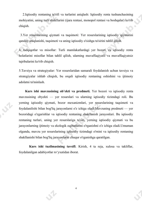 uning asosiy tarkibiy omillari va qismlari tavsiflanadi. agrar munosabatlaming iqtisodiy mazmuni, qishloq xo‘jalik ishlab chiqarishining xususiyatlari vamezonlari tahlil qilindi va rivojlangan davlatlar mezonlari bilan solishtirildi. agrar munosabatlaming iqtisodiy mazmuni, qishloq xo‘jalik ishlab chiqarishining xususiyatlarinibaholash bo'yicha yondashuvlar o'rganildi.tahlillar va natijalar. qishloqxo‘jaligi iqtisodiyotning muhim sohasi bo‘lib, unda insoniyat hayoti uchun eng zarur bo‘lgan oziq-ovqat mahsulotlari va aholi uchun iste’mol buyumlari tayyorlovchi sanoat tarmoqlariga xomashyo ishlab chiqariladi. shuning uchun ham mamlakatimizda bu sohanirivojlantirishga har doim alohida e’tibor berib kelinmoqda. agrar munosabatlar va qishloq xo‘jaligi ishlab chiqarishi iqtisodiy landshaftning muhim tarkibiy qismlari, ayniqsa qishloq joylarida. agrar munosabatlar qishloq xoʻjaligi ishlab chiqarishi, yerga egalik qilish va qishloq turmush tarzi bilan bogʻliq boʻlgan iqtisodiy faoliyat va ijtimoiy oʻzaro munosabatlarning keng doirasini qamrab oladi. agrar munosabatlarning iqtisodiy mazmuni va qishloq xo‘jaligi ishlab chiqarishining xususiyatlarini tushunish qishloq xo‘jaligidagi dinamika va muammolar haqida qimmatli ma'lumotlarni beradi. qishloq xo‘jaligi ishlab chiqarishi mavsumiylik, biologik noaniqlik, kirish va mahsulotlarning o‘zaro bog‘liqligi, asosiy …