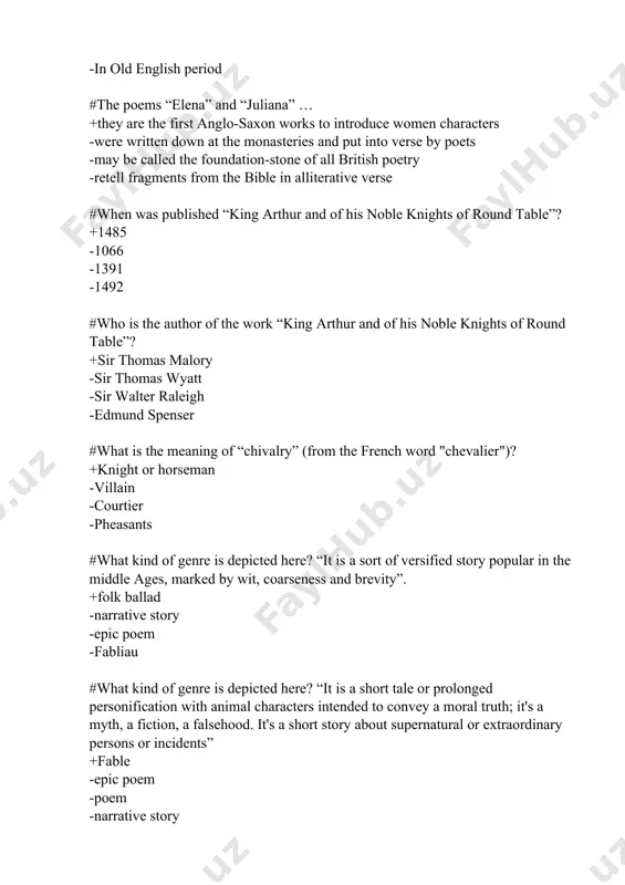 into … parts +3 -4 -5 -2 #what is called the first part of renaissance? +the rise of the renaissance under the early tudor monarchs (1500-1558) -the birth of the renaissance under the late tudor monarchs (1508-1558) -the decline of the renaissance under the stuart monarchs (1603-1649). -the height of the renaissance under elizabeth i (1558-1603) #which invention made possible the rapid spread of knowledge during the 15th century? +printing press -paper -ink -newspapers #who set up the first printing press in london in 1476 during the wars of the roses? +william caxton -francis petrarch -r. sheridan -daniel defoe #what age is the called as the “age of poetry” and “golden age of english drama”? +the elizabethan age -old english age -restoration age -victorian age #who was the founder of england’s first playhouse, called the theatre, in a suburb of london? +james burbage -francis bacon -christopher marlowe -queen elizabeth #the …