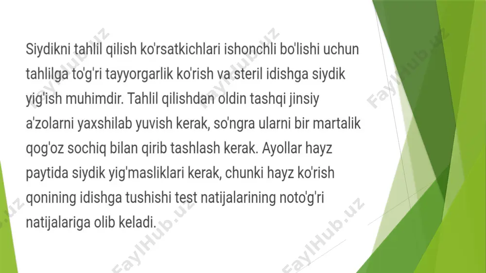 samarqand tibbiyot unversiteti 402-guruh boboyoro javohir siydik tahlili - Page 5
