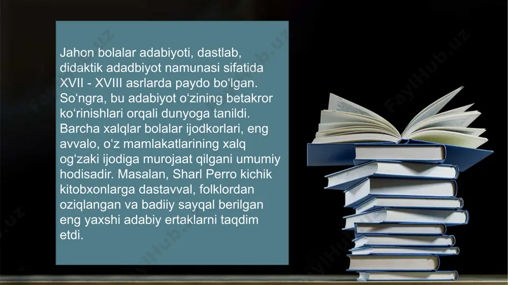 iyati borligi haqidagi fikrga keladi. “jip televizorda” ertagida esa butun dunyoni qurollantirish haqida fikr yuritayotgan olimlarning tafakkurini koinotni tinch yo‘l bilan zabt etish yo‘llarini izlashga qaratadi. janni rodari yozuvchining barkamol insonni tarbiyalash g‘oyasi haqidagi fikrlari “jelsomino yolg‘onchilar mamlakatida” deb nomlangan ertagida mujassamlashgan. uning asosiy g‘oyasi – yolg‘on bilan kurashish. rodarining ta’kidlashicha, “insoniyatning eng xavfli dushmanlari – bu yolg‘onchilar”. asar sujetining yanada yorqinroq chiqishi uchun telba-teskari usuldan foydalanadi: barcha haqiqatlar teskari qurilgan bu shaharda hamma narsa “aniqlikdan teskari tomonga” tarzidagi bema’ni ko‘rinishga ega: biror-bir narsani faqatgina soxta pullarga sotib olish mumkin, mushuklar vovillashadi, “qo‘rqinch” so‘zini o‘rniga “jasurlik” so‘zini ishlatish qabul qilingan va h.k. rodarining bosh qahramoni har doimgidek, yomonlik bilan yolg‘iz kurashadi. u go‘zal ovoz sohibi, ovozining sehrini juda o‘rinli hamda unumli ishlata olgan asar qahramoni: “bu qirollikni vayron qilish uchun, faqatgina qo‘shiqni maromiga yetkazib kuylashning o‘zi kifoya edi”, - deydi. rodarining “fantaziya grammatikasi” (sarguzashtlar o‘ylab topish san’atiga kirish) asari uning …