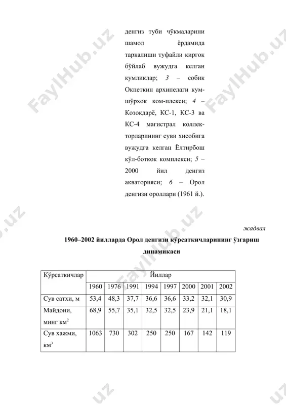 г иқлим ўзгариши бўйича рамкавий конвенцияси бўйича ўзбекистон республикасининг биринчи миллий ахбороти. тошкент., 1999. 6. борейко в.е. постижение экологической теологии. киевский эколого-культурнўй центр, 2000. 7. валуконис г.ю, мурадов ш.о. основў экологии. том i обҳая экология, ташкент, «мехнат», 2001.
