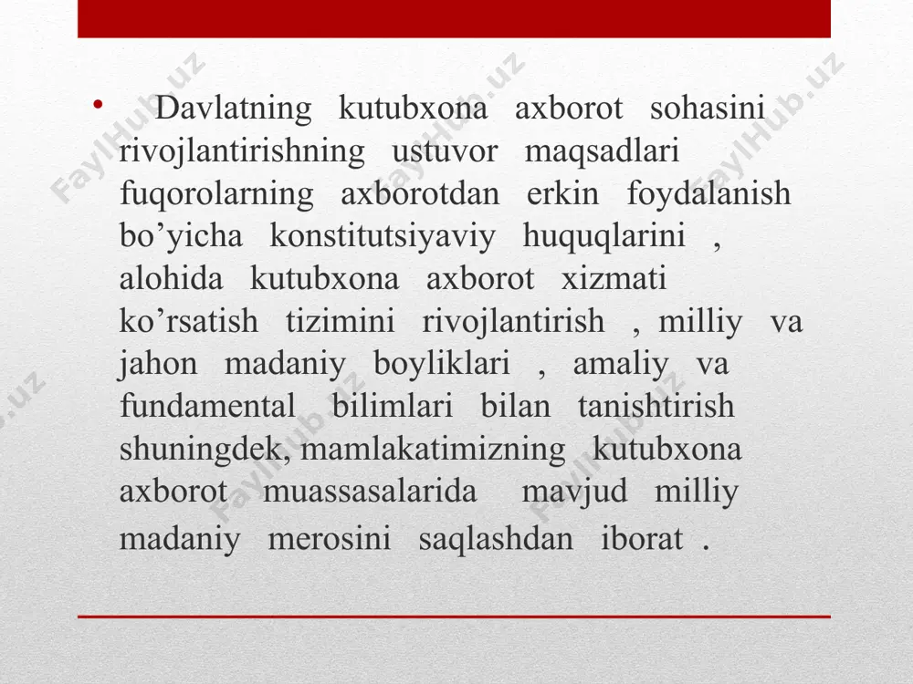 davlatning kutubxona axborot faoliyati - Page 4