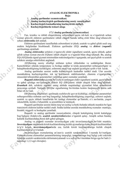 analog elektronika — DOCX