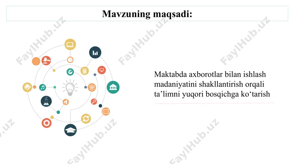 axborotlar bilan ishlash madaniyatini shakllantirish - Page 5