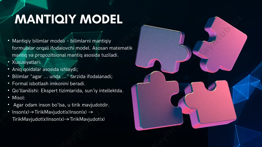 bilimlar tizimi, bilimlarni tasvirlash modellari - Page 4