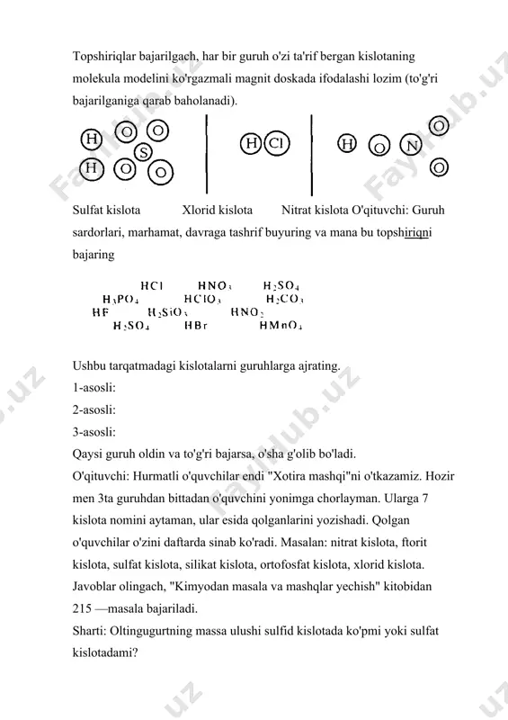 eng muhim kislotalarning ishlatilishi - Page 5