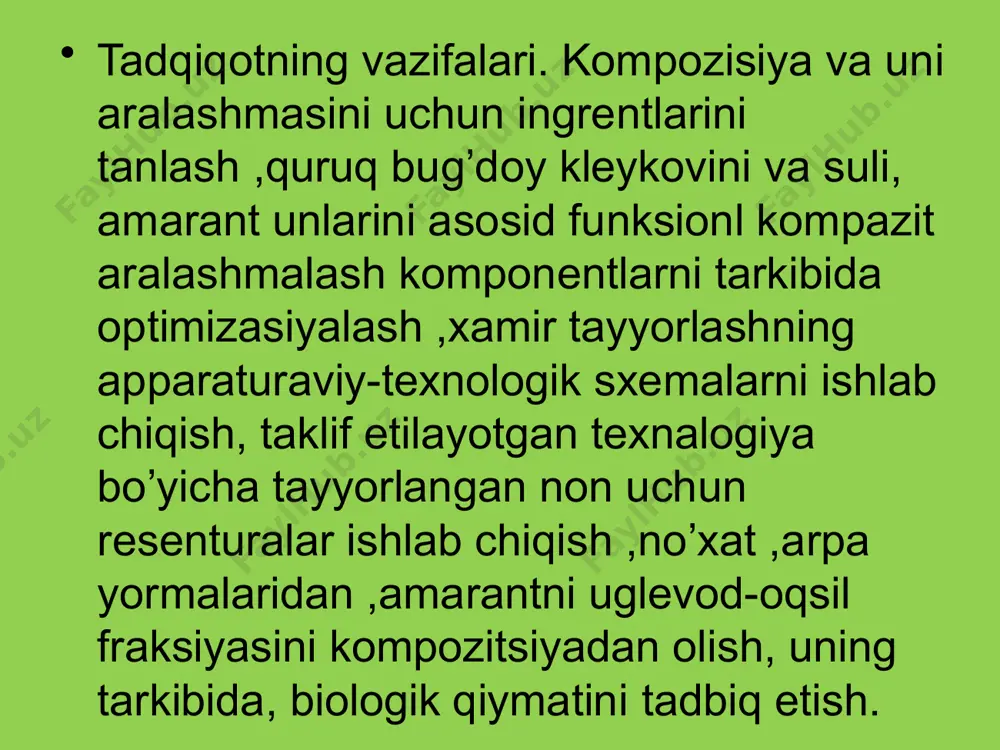 non mahsulotlarini biologik qiymatini oshirish - Page 5