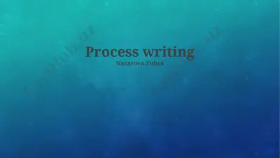 process writing — PPTX