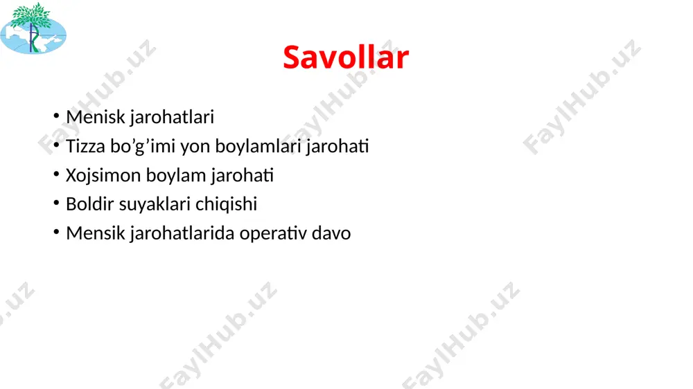 tizza bo’g’imi shikastlanishlari haqida ma'lumotlar - Page 2