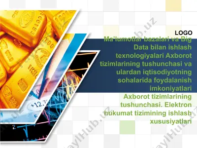 ma’lumotlar bazalari va big data bilan ishlash texnologiyalari — PPT