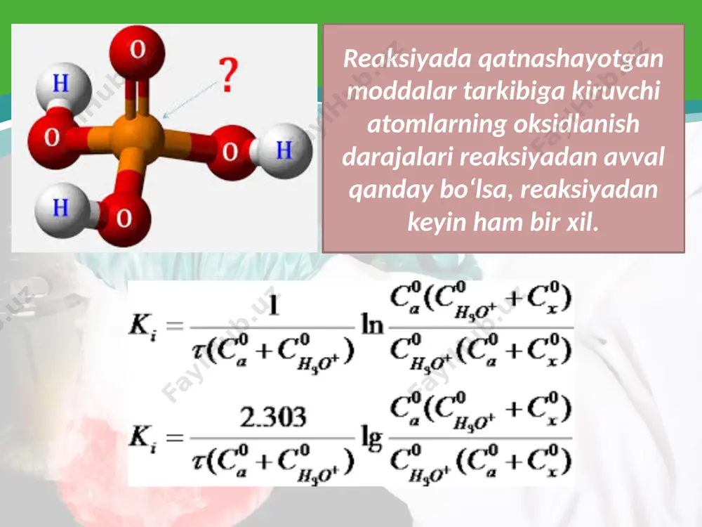 oksidlanish-qaytarilish reaksiyalari - Page 5