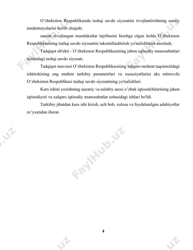 i kapitalizmdan oldingi davrlarda kichik tashqi savdo aylanmasi va tashqi iqtisodiy aloqalarning rivojlanishi bilan shartli ravishda ajratish mumkin. protektsionizmning ham apfalliklari, ham kamchiliklari bor. keling, eng mashhur apfalliklarni sanab o'tamiz: ) yosh ishlab chiqarishlarni himoya qilish. muayyan vaziyatlarda protektsionizm faqat boshlang'ich bosqichda narx va sifat jihatidan xorijiy kompaniyalar bilan raqobatlasha olmaydigan yangi paydo bo'lgan tarmoqlarni qutqarishi mumkin. ) bir qator mamlakatlar uchun boj va tariflardan tushumlar xazinaga tushadigan barcha daromadlarning muhim qismini tashkil qiladi. ) ishsizlikning qisqarishi. agar xorijiy raqobatchilar mahalliy korxonalarni tor-mor qilsa, ko'p odamlar ishsiz qoladilar. ) xavfsizlik. ayrim tarmoqlar davlat uchun strategik ahamiyatga ega bo‘lib, ularni xorijiy kompaniyalar nazorat qila olmaydi. protektsionizmning kamchiliklari ham quyidagi asoslarga ega: ) protektsionizm ichki monopoliyalarning rivojlanishiga olib kelishi mumkin. ) iqtisodiy o'sishning sekinlashishi. bojlar yoki tariflar o'rnatilganda savdo hajmi (dunyo bo'ylab) kamayadi. ) savdo uo’zbekhlari. ba'zi hollarda tariflarning kiritilishi hatto mamlakatlar o'rtasida haqiqiy savdo uo’zbekhlariga olib kelishi mumkin. 4) protektsionizm tufayli …
