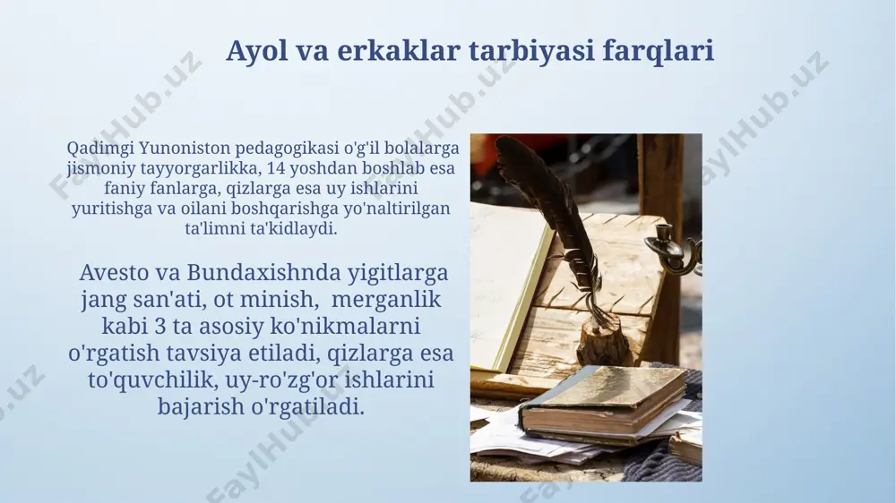 qadimgi yozma manbalarda ta’lim-tarbiya g’oyalari - Page 4