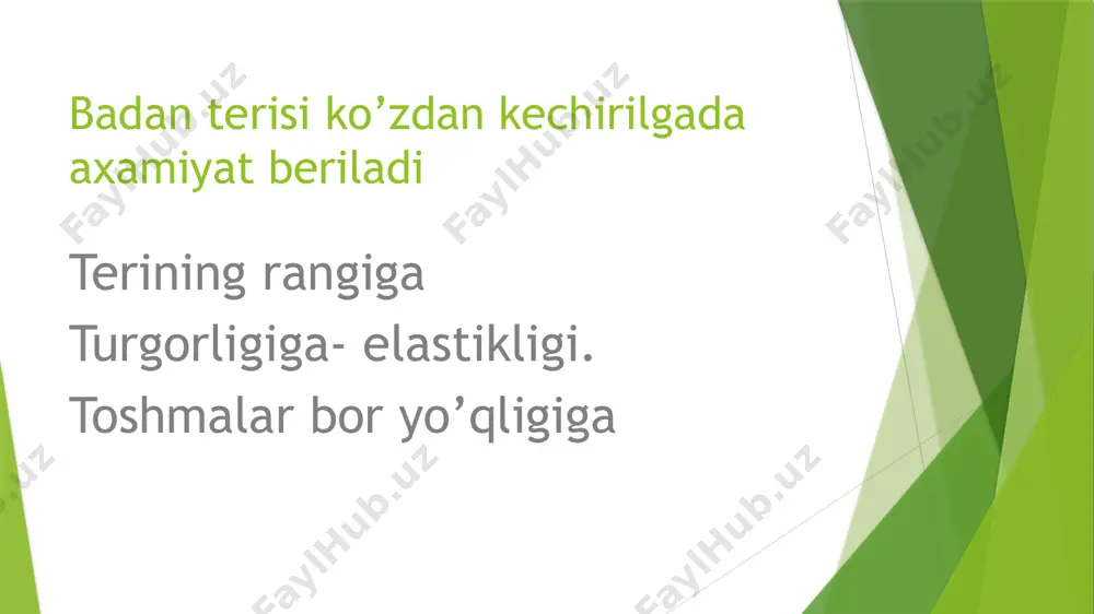 teri va limfa tizimini baholash - Page 3