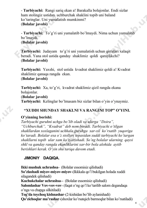 geometrik shakllarni tanishuv - Page 4