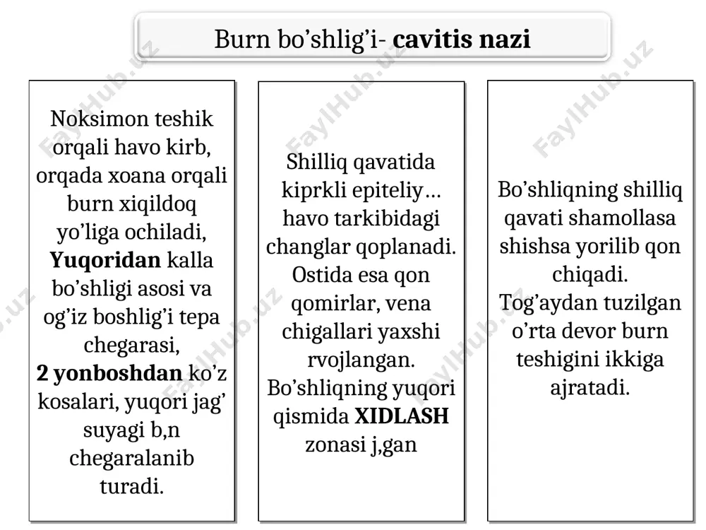 aydi. normada qonda 15 gr gemaglabin b/b har bir gram 1,34 ml o2ni brktradi kesson kasalligi qonda azot erishi kuchaydi suv ostida bo’lishi m.n gipoksiya o2 kamayadi yuqorida samalyotlarda (asfiksiya) zaxarlanish suvga cho’kish odam bo’g’iladi tok urgandan narkozda havo olish to’xtab qoladi yurak ishlayotgan bo’lsa suniy nafas beriladi. himoya refeleksi yo’tal aksirish hiqldoq traxeya shilliq pardasidagi yot zarrachalar yopishib nerv markazi qtqlanadi. yo’tal zarbi yot zarrachalarni chiqarib yuboradi