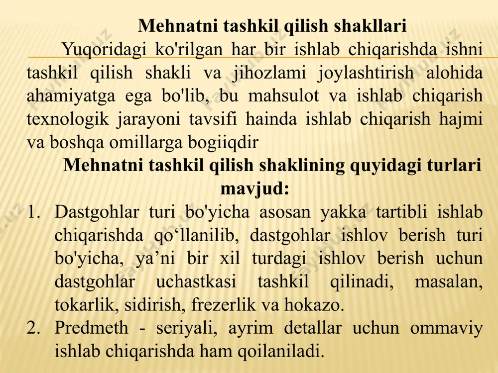 ishlab chiqarishni tashkil qilish - Page 5