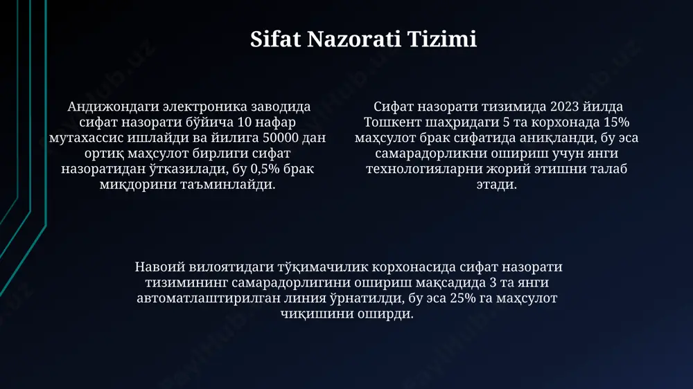 tayyor mahsulot sifatini nazorat qilish va qabul qilib olish - Page 4