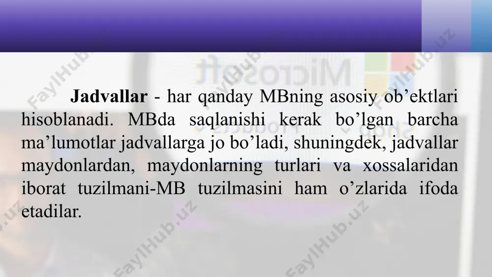 access mobtda ishlash texnologiyasi asoslari. - Page 5