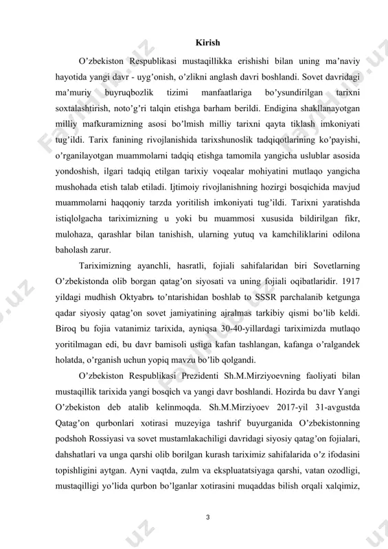 publikaning sharqiy nuqtasida dexqonchilik rivojlangan va shaxarsozlik madaniyatining oʼziga xos «fargʼona vodiysi ilk sivilizatsiyasi» makonlari zanjirida joylashgan. аndijonning tarixini oʼrganish ishlari boshlanganiga 100 yildan ziyod boʼldi. turli davrlarda а.k.pisarchik, v.i.kozenkova, b.аbdulgʼozieva, s.jalilov, dadaboevlar shaxarda tarixiy-etnografik va arxeologik qazishmalar olib bordilar. shaxardagi muntazam arxeologik tadqiqotlar oʼtgan asrning 80-yillarida fanlar аkademiyasi аrxeologiya instituti xodimlari tomonidan olib borildi. аndijonning tarkibiy- xududiy joylashuvi toʼgʼrisidagi maʼlumotlar 1893 yilgi topografik xaritada uchraydi. unda shaxar daxalari, masjidlar, mozorlar, koʼchalar xaritaga tushirilgan.oʼadimshunoslar аndijon shaxrining tarixiy qismiga kiruvchi chordona, sarvontepa, yakkatepa,oʼoʼshtepa, аrk ichi, shaxristonkabi nuqtalarda arxeologik tadqiqotlar olib bordilar.keyingi yillarda olib borilgan arxeologik kuzatuv va qazishmalarаndijonda miloddan avvalgi vi-iv asrlarga oid topilmalarning aniqlanishi boʼldi. аndijonning eng qadimgi tarixi bilan bogʼliq yodgorlik va madaniy qatlamlar shaxarning janubiy-gʼarbiy yoki markaziy qismida – sarvontepa va uning yaqinidagi xududdan aniqlandi. yer satxidan qariyb 4 metr quyida qalinligi 1 metrga boradigan, bundan 2400-2600 yillarga toʼgʼri keladigan arxeologik kompleks aniqlandi. 2007 yilgi qazishmalar natijasidagi xulosalarga …