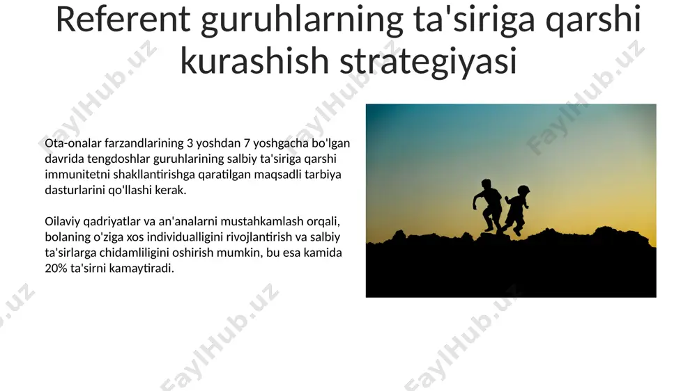 referent guruhlar va ularning bola tarbiyasiga tasiri - Page 5