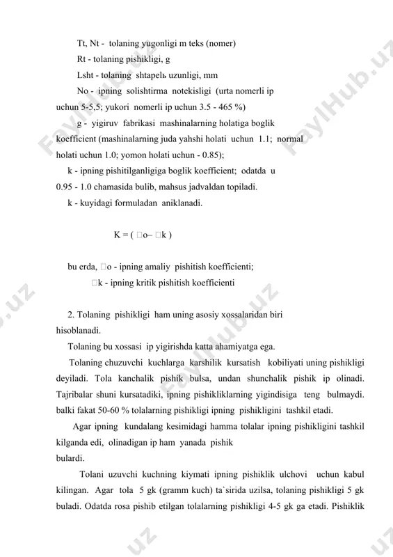 yarim mahsulot va ipning notekisligi - Page 4