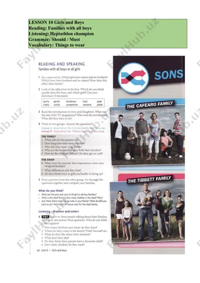 lesson 10 girls and boys — DOCX